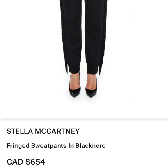Stella McCartney Fringe Trim Accent Sweatpants - Picture 2 of 6